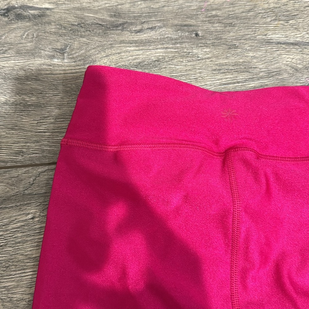 NEW • ATHLETA GIRL • HIGH RISE CHIT CHAT SHINE TIGHT Legging Cyclamen Pink 12 - Picture 5 of 5